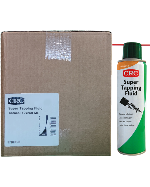 Аэрозольный баллон смазочно-охлаждающей жидкости CRC SUPER TAPPING FLUID 250 мл для нарезания резьбы