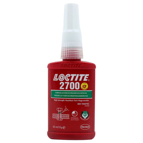 Флакон высокопрочного фиксатора резьбы Loctite 2700 с «белым» паспортом безопасности 50 мл