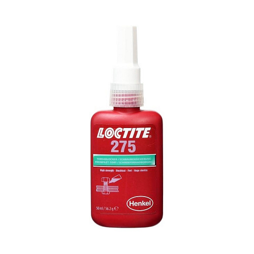 Флакон фиксатора резьбы Loctite 275 средней/высокой прочности для крупного крепежа 50 мл