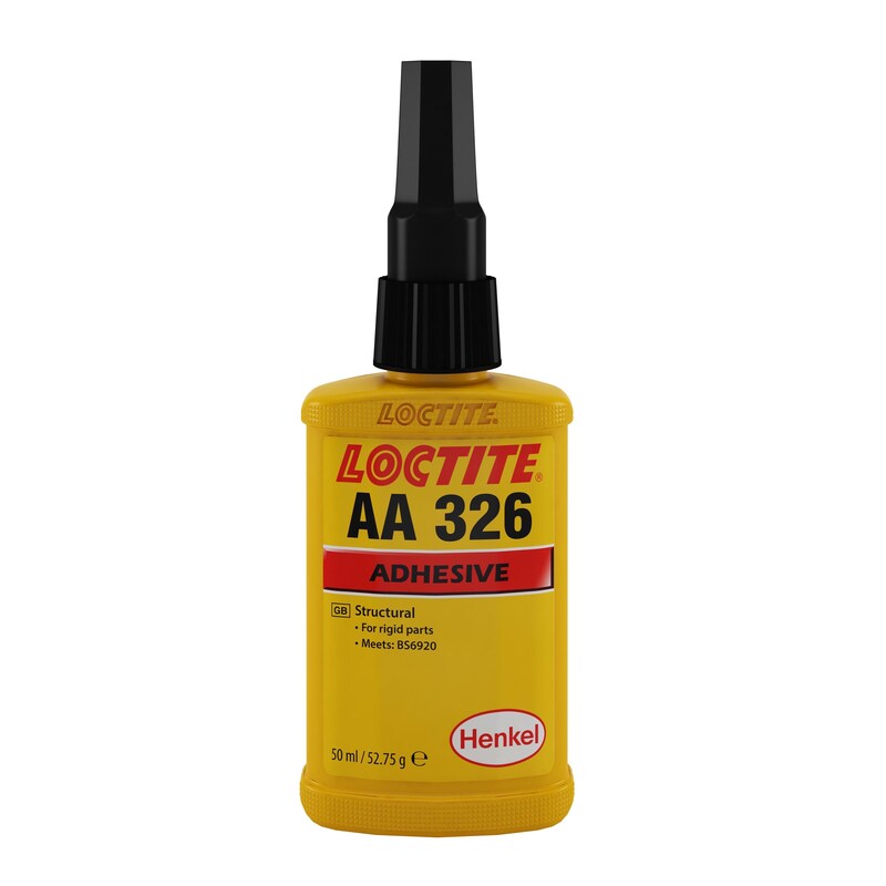 Флакон конструкционного акрилового клея Loctite 326 50 мл для металлов и магнитов