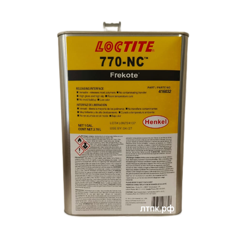Канистра разделительной смазки Loctite Frekote 770-NC 5 л для неметаллических форм