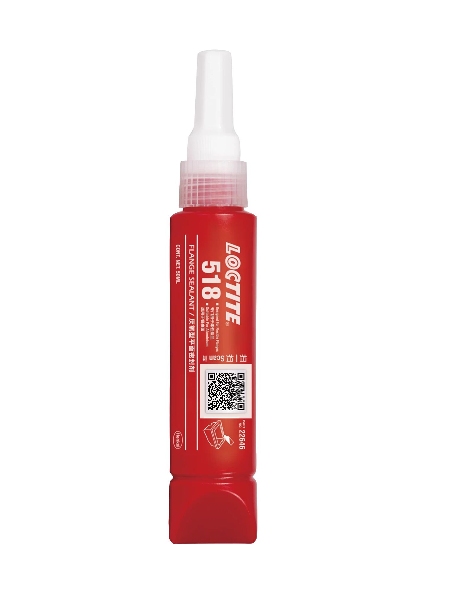 Флакон анаэробного герметика Loctite 518 50 мл для жестких фланцев