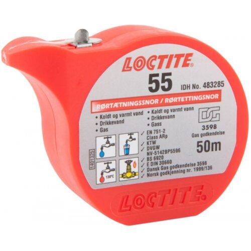 Катушка герметизирующей нити Loctite 55 50 м для трубной резьбы